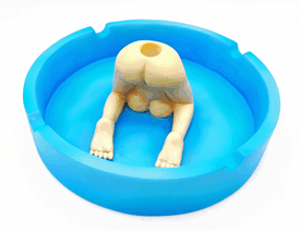 Butt in the Air Ashtray with Snuffer